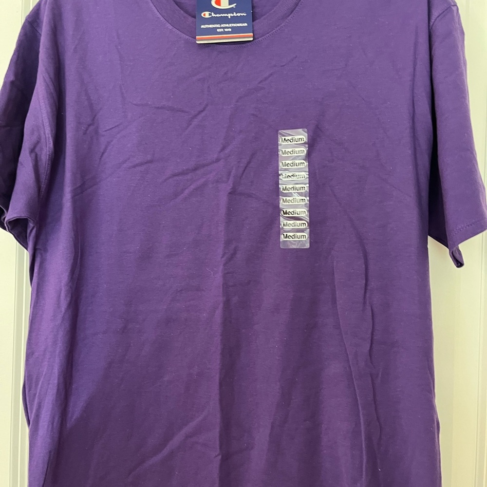 Champion Men's Short Sleeve Tee in Purple